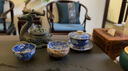 洛湘景德鎮(zhèn)三才蓋碗手繪青花瓷描金單個(gè)泡茶碗家用敬茶碗高端茶道送禮 描金萬(wàn)花蓋碗 曬單實(shí)拍圖