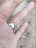 倔匠 6MM999足銀 男士銀戒指素光面簡(jiǎn)約女情侶對戒尾戒中指食指指環(huán) 24號(手指周長(cháng)64MM) 曬單實(shí)拍圖