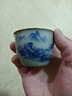 景德鎮(zhèn)焱匠堂青花瓷千里江山主人杯缸杯陶瓷杯中式品茗杯小客杯茶杯單杯 千里江山-80ml缸杯簡裝 1個(gè) 200mL以下 曬單實(shí)拍圖