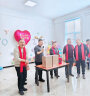 梦桥年会必备红围巾礼品中国红开业颁奖活动结婚祝寿护士节仿羊绒披肩 实拍图