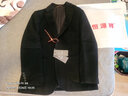 Fazeya恒源祥集團純羊毛西服男秋冬商務(wù)休閑新款毛呢西裝外套單西上衣 黑色（100%羊毛） L (175)（建議120-140斤） 曬單實(shí)拍圖