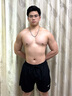 美津濃（MIZUNO）沙灘褲男防尷尬雙層速干寬松平角沙灘褲男士泡溫泉游泳褲 黑色 2XL 【身高180-185 體重75-80kg】 曬單實(shí)拍圖