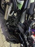 桃路小忍者摩托車跑車V6地平線R3重機車趴賽雙缸水冷街車可上牌公路賽 黑色 宗申200鏈條機 曬單實拍圖