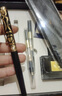 DUKE公爵開(kāi)學(xué)季教師節特別款一筆三用/鋼筆/美工筆/禮謝師恩感恩教師/好禮贈送 教師節藍盒對筆款(亮光黑色) 曬單實(shí)拍圖