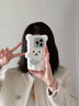 巴蒂尼 可愛卡通毛絨小熊適用iPhone16手機殼蘋果15promax硅膠軟殼14pro全包防摔13/12秋冬毛茸男女 毛絨小狗 iPhone 16 曬單實拍圖