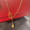 中國(guó)黃金（CHINA GOLD）黃金項(xiàng)鏈女葫蘆足金吊墜送女友生日禮物送老婆送媽媽 約3.5g+永生花禮盒 含證簽/標(biāo)簽/5G工藝/可代寫賀卡 曬單實(shí)拍圖
