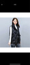 暖冬鴨鴨羽絨服馬甲女中長款韓版寬松白鴨絨2023秋冬新款洋氣外穿坎肩 黑色 M 80-125斤以下 曬單實拍圖