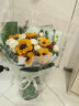 艾斯维娜鲜花速递向日葵混搭花束生日礼物全国同城配送 6朵向日葵大气款 实拍图