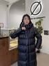 波司登反季冬季泡芙羽絨服于適同款男女同款裝長款連帽新國標外套 曬單實拍圖