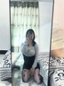 VEOX大碼200斤微胖辣妹顯身材連衣裙長袖T恤兩件套掛脖開叉短裙純欲風 兩件套_灰色上衣+黑色吊帶裙 2XL _建議140-160斤 曬單實拍圖