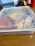 Daisy Leaf 日本进口干果盒糖果盒干果盘瓜子坚果水果盘分格带盖零食收纳盒 实拍图
