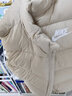NIKE  耐克童裝男女童羽絨馬甲冬季新款兒童可拆卸連帽上衣白沙色150 /72 【建議身高140-152cm】 曬單實(shí)拍圖