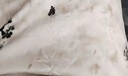 新中式國風(fēng)印花半身裙女夏季2025新款顯瘦垂墜感印花緞面a字裙子 水墨印花 L (28) 曬單實拍圖