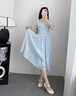 百麗踏瑪麗珍鞋女2025新款春秋英倫風單鞋配裙子平底法式淺口小皮鞋夏季 米白色【升級款】6CM 37 曬單實拍圖