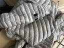 天石鵝鎧甲800蓬95%白鵝絨羽絨服男士連帽女士輕量?jī)?nèi)膽短款1.0版G419 銀樺灰色（男款） XL 曬單實(shí)拍圖