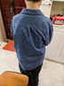 G.DUCKKIDS男童牛仔襯衫2024秋裝新款兒童長袖休閑外套中大童薄襯衣開衫上衣 牛仔襯衣 150 曬單實拍圖