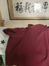 十如仕polo衫男【汗無(wú)痕】高端短袖t恤透氣春夏季透氣易打理 P01 酒紅色 2XL 曬單實(shí)拍圖