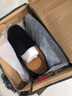 西域駱駝（VANCAMEL）品牌男鞋真皮休閑鞋斷碼處理男士豆豆鞋軟底套腳皮鞋 黑色 8008四季 38 曬單實(shí)拍圖