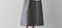 無印良品（MUJI）女式 漢麻棉輕便長裙 長半身裙女裙子 25年夏季女裝 BE1VBC5S 黃色 S （155/62A） 曬單實拍圖