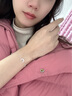 Warme Farben 輕奢氣質(zhì)星月手鏈送女友時(shí)尚甜美星星月亮氣質(zhì)銀色手鏈生日禮物 閃鉆月亮手鏈-銀色 曬單實(shí)拍圖