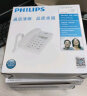 飞利浦(PHILIPS）电话机座机 固定电话 办公家用 免提通话 免电池 来电显示 CORD040蓝色  实拍图