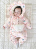 新生的兒見面禮盒初生嬰幼兒衣服套裝寶寶滿月周歲見面禮物高檔冬 花田雪舞冬禮 0-4個(gè)月 曬單實(shí)拍圖