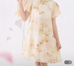 多妙屋女童連衣裙夏季兒童新中式旗袍裙子國(guó)風(fēng)漢服公主裙81903米160 曬單實(shí)拍圖