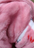 芬腾睡衣女童珊瑚绒秋冬季加厚长袖保暖开衫加绒卡通家居服套装 粉红 120 实拍图