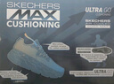 斯凱奇（Skechers）男鞋秋季跑鞋透氣輕便舒適運動(dòng)鞋厚底緩震跑步鞋軟底休閑運動(dòng)鞋 曬單實(shí)拍圖