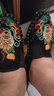 ZOCI刺繡布鞋春夏季老北京款花布鞋男龍圖案刺繡民族風(fēng)社會(huì )一腳蹬板鞋 黑招財麒麟 43 (265mm) 曬單實(shí)拍圖