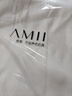 AMII女裝2025夏季新款極簡(jiǎn)寬松雪紡拼透膚薄泡泡袖V領(lǐng)綁帶純 米白 L 曬單實(shí)拍圖