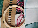 丹區(qū) 手工刺繡diy材料包 初學(xué)入門(mén)學(xué)生布藝創(chuàng)意刺繡花禮物掛畫(huà)含繡框 款式隨機(jī)  繡繃約5英寸 曬單實(shí)拍圖
