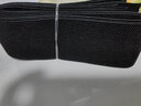 富玉5cm寬扁高彈力斜紋加厚彈力松緊帶橡皮筋褲腰褲子腰封黑色伸縮帶 黑色【2米】 曬單實(shí)拍圖