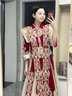 枝己秀禾服新娘婚紗2025新款情侶結婚中式禮服古裝嫁衣敬酒服鳳冠霞帔 231109（僅女裝） S 曬單實(shí)拍圖