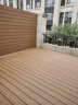 慢工匠戶(hù)外塑木地板室外露臺陽(yáng)臺庭院棧道工程自拼防腐木地板共擠長(cháng)條板 雙面共擠款/根（4m*150mm*23mm） 曬單實(shí)拍圖