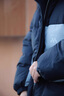 MQD童裝三防抗菌絨兒童立領(lǐng)羽絨服冬男童女童羽絨外套 黑色 150 (2XL) 曬單實(shí)拍圖