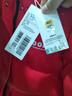 雪中飛童裝兒童羽絨服男童羽絨服中大童字母印花女童長(cháng)款羽絨服外套 紅色 120 曬單實(shí)拍圖