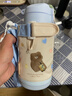 膳魔師（THERMOS）兒童保溫杯大容量水杯直飲杯吸管杯3蓋多功能不銹鋼學(xué)生水杯 TCKA 曬單實(shí)拍圖
