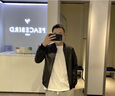 羅蒙綿羊皮真皮衣男士秋冬季中青年棒球領(lǐng)外套皮夾克潮流高端外套上衣 黑色 XL 參考125-140左右 曬單實(shí)拍圖