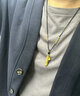 瑞諾黃金盤龍而上吊墜男士999足金盤龍柱項(xiàng)鏈男女掛墜生日禮物送男友 高檔禮盒包裝 曬單實(shí)拍圖
