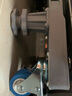西門(mén)子（SIEMENS）適用洗衣機底座架可移動(dòng)萬(wàn)向輪置物架通用型滾筒冰箱防震墊高腳墊支架 灰色加強雙管8腿4單輪 曬單實(shí)拍圖