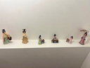 唐賦古風(fēng)人偶娃娃俏格格故宮漢服少女心中國風(fēng)小擺件手辦送女生日裝飾 紫粉色撐傘少女-大號 曬單實拍圖