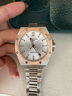 天王（TIAN WANG）皇家男士橡樹(shù)商務(wù)鋼帶機械手表送男友送老公潮流腕表51212 玫瑰金 銀白鋼帶 機械男表 曬單實(shí)拍圖