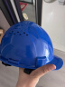 霍尼韦尔（Honeywell）安全帽 H99 ABS 工地建筑 防砸抗冲击 有透气孔 蓝色 1顶 实拍图