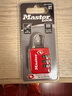 瑪斯特（MasterLock）密碼鎖 TSA鎖 商務(wù)旅行出差出國箱包防盜鎖 密碼可調堅固耐用4631 紅色 曬單實(shí)拍圖