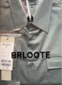巴魯特（Brloote）男士時(shí)尚襯衫羊毛混紡微彈寬松垂感小外套秋冬輕正裝 綠色 170/92A 曬單實(shí)拍圖