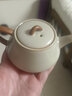 容山堂米黃汝窯茶壺功夫泡茶壺單壺家用開片可養(yǎng)小茶壺陶瓷西施壺 米黃汝窯泡茶壺-石瓢 曬單實拍圖