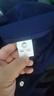 羅蒙（ROMON）冰絲短袖t恤男翻領夏季薄款商務休閑透氣男士polo領半袖體恤衫 藏青+天藍 XL (建議體重140-155斤) 曬單實拍圖