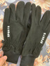 牧佰瀾手套男冬季加絨保暖防滑防風(fēng)韓版戶(hù)外運動(dòng)騎行開(kāi)車(chē)帥氣觸屏棉手套 搖粒絨  黑色 曬單實(shí)拍圖