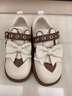 泰蘭尼斯meta春秋季新款女童公主皮鞋洋氣復古時(shí)裝鞋軟底演出單鞋 白/棕 28 內長(cháng)16.5cm 適合腳長(cháng)15.5cm 曬單實(shí)拍圖